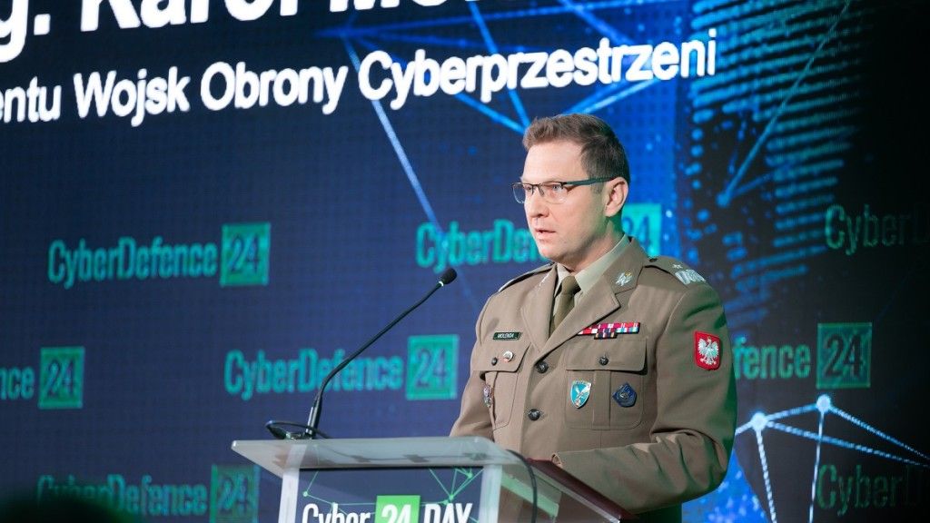 Gen. bryg. Karol Molenda, Dowódca Komponentu Wojsk Obrony Cyberprzestrzeni w czasie Cyber24 Day