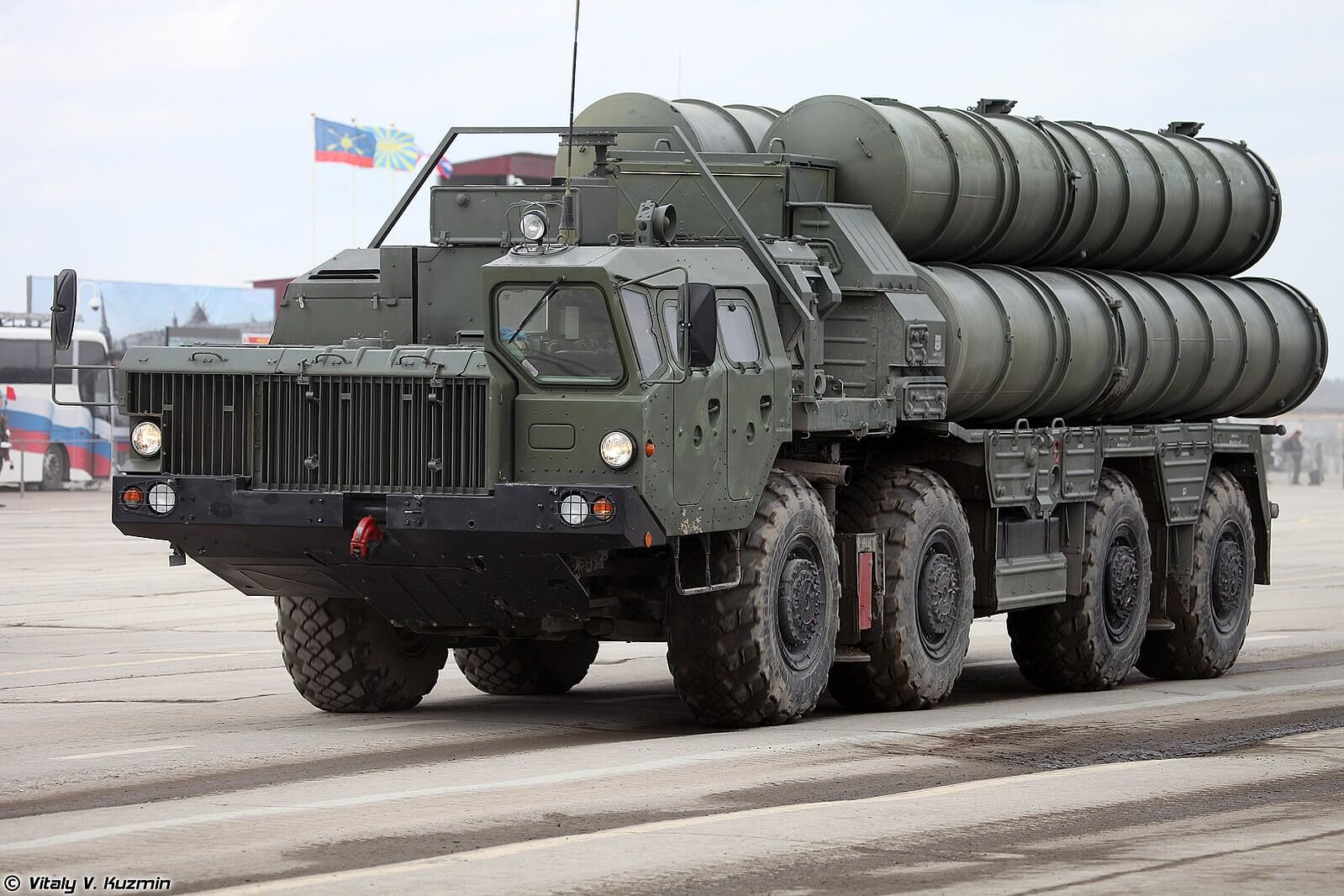 System S-400 przybył do obwodu mińskiego