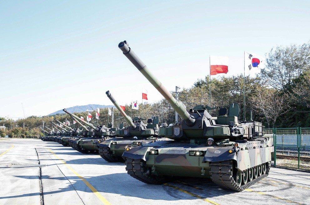 Korean K2 Main Battle Tanks on their Way to Poland