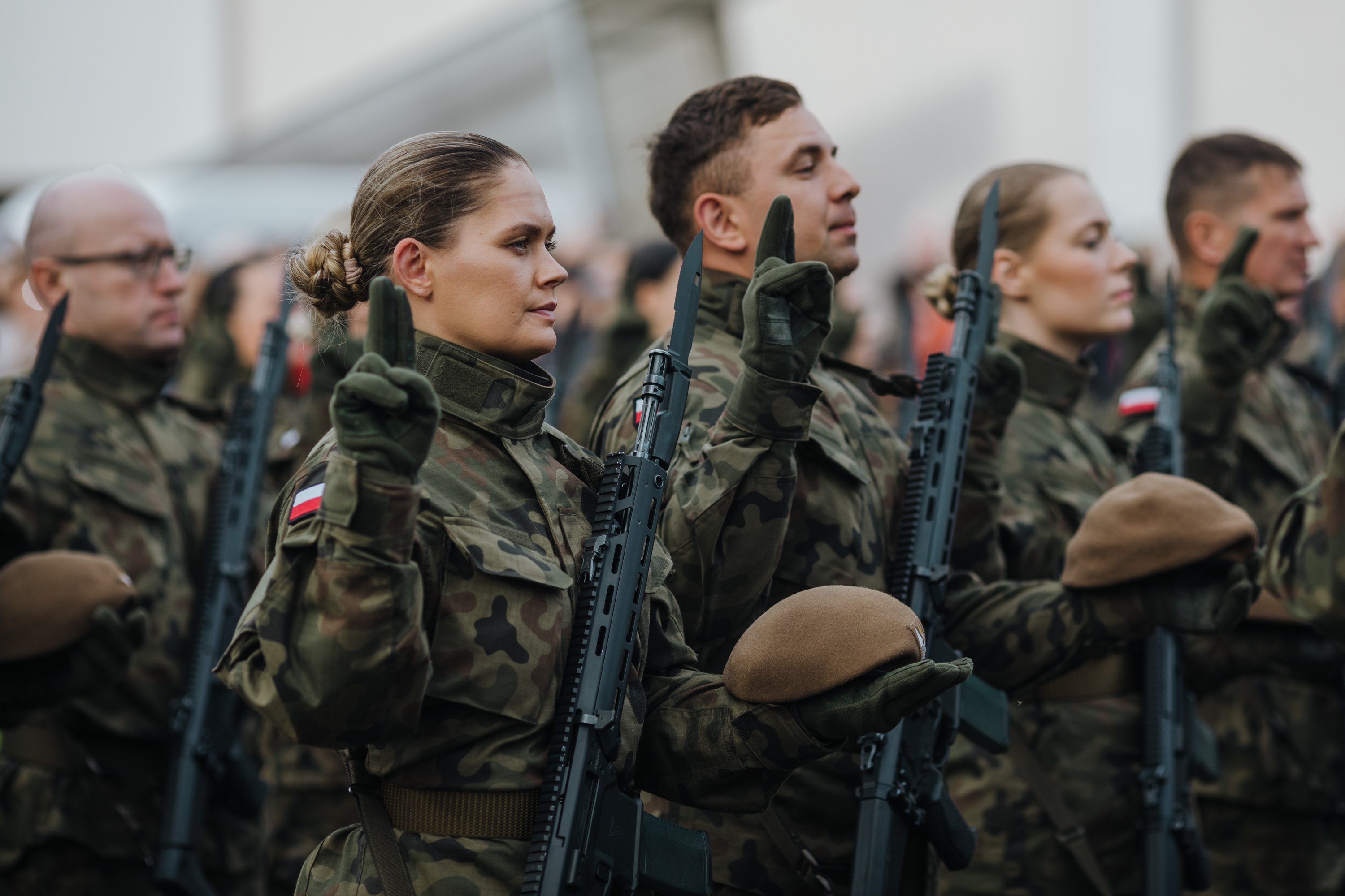 Pierwsza przysięga Stołecznej Brygady OT