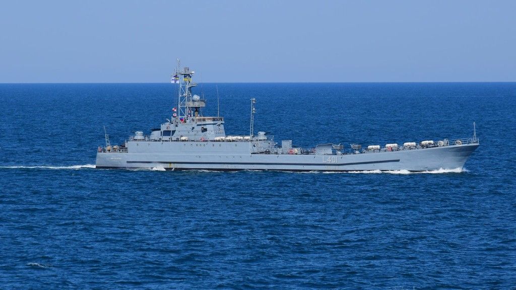 Okręt desantowy Jurij Ołefirenko (L 401).