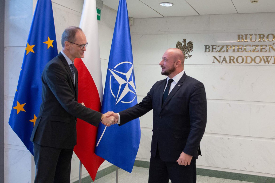 Szef BBN spotkał się z ambasadorem Niemiec