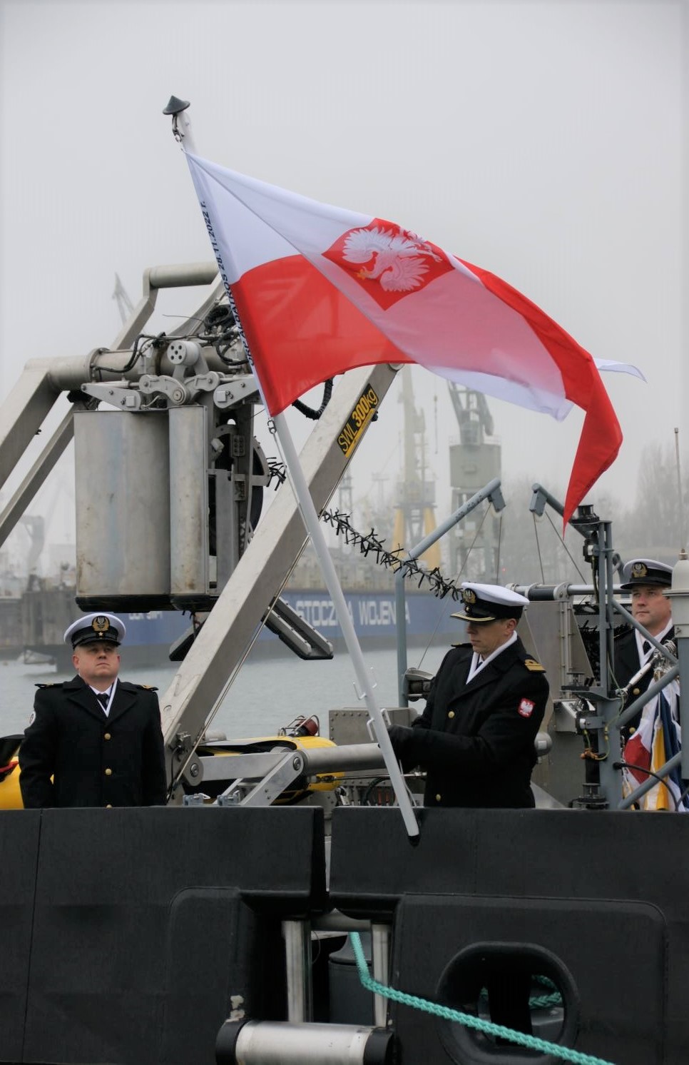 "Czas upłynął" czyli ORP Albatros już pod polską banderą wojenną [FOTO]