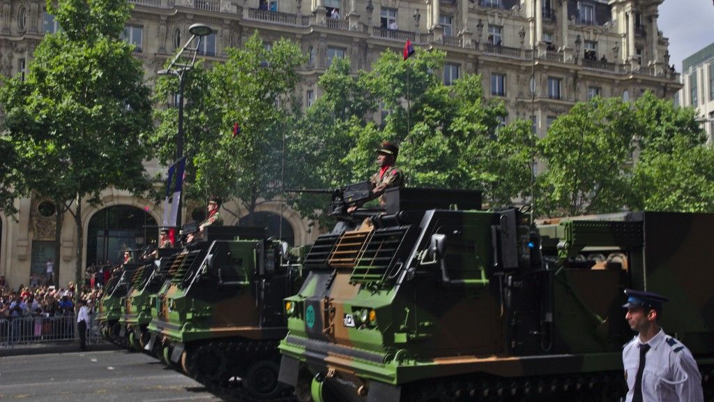 Francuska parada wojskowa w roku 2015