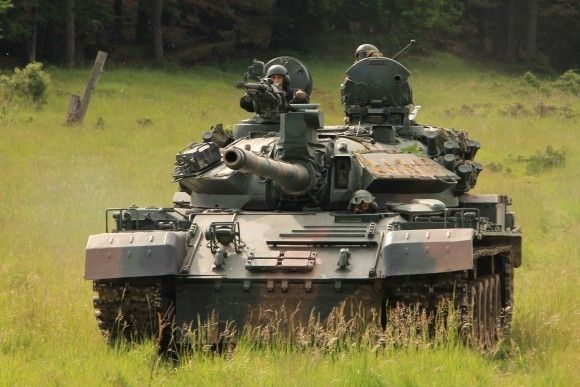 Rumuński czołg podstawowy TR-85M1 Bizonul.