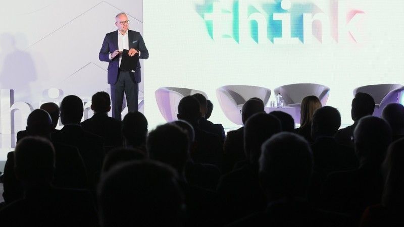 Marcin Gajdziński, dyrektor generalny IBM Polska i Kraje Bałtyckie podczas konferencji IBM THINK Warsaw