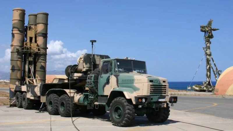 Grecki system obrony powietrznej S-300.