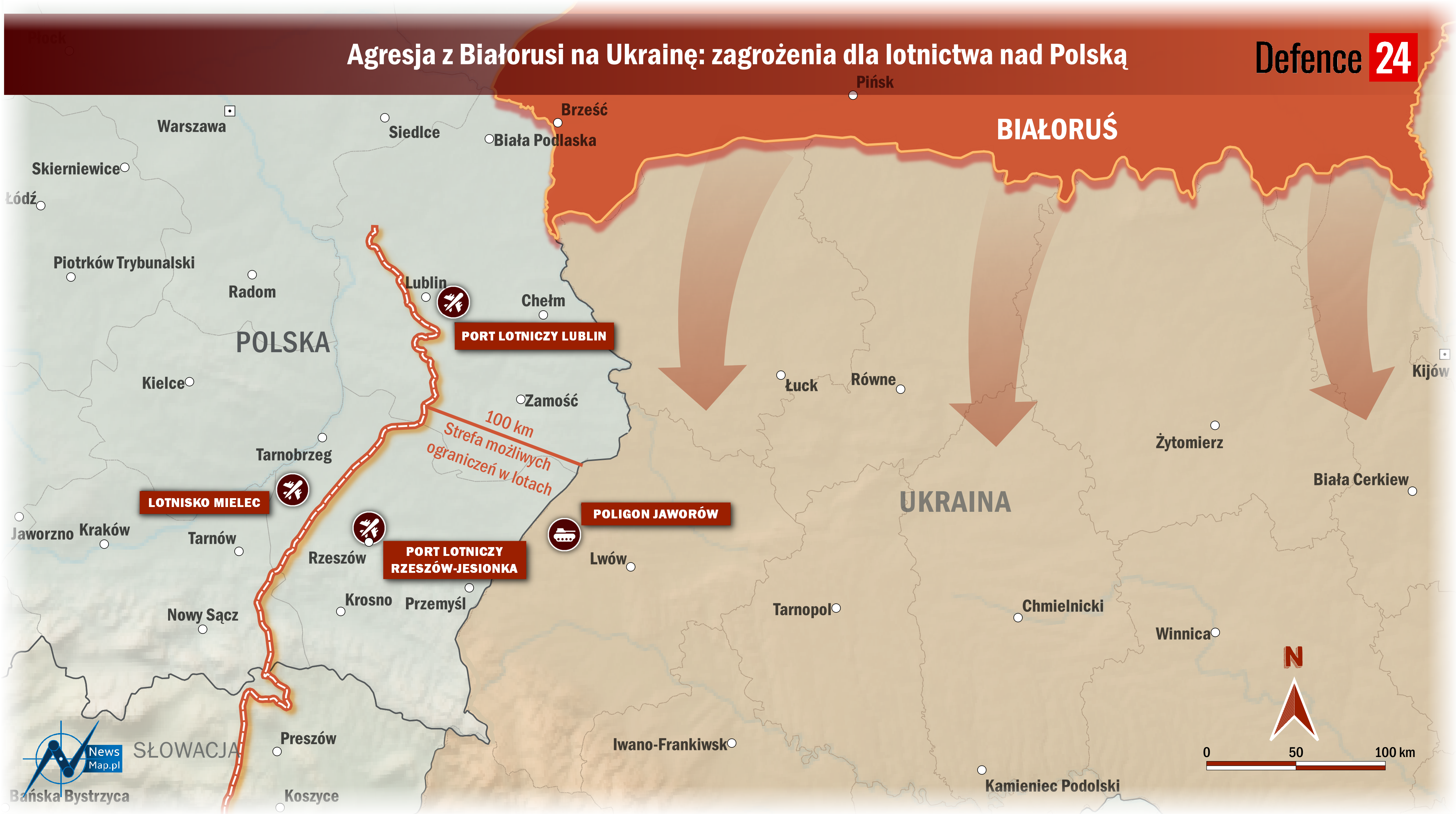Atak z Białorusi na Ukrainę: Przejaw ignorancji czy szaleństwa? [ANALIZA]