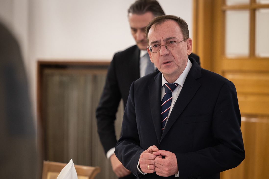 "Nieumyślna pomyłka" powodem "incydentu w Komendzie Głównej Policji". Mariusz Kamiński spotkał się z szefem ukraińskiego MSW