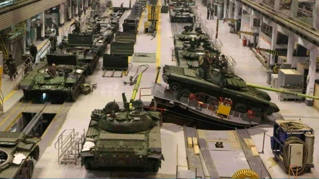 Russian tanks production