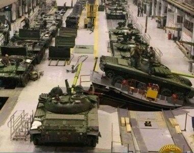 Russian tanks production
