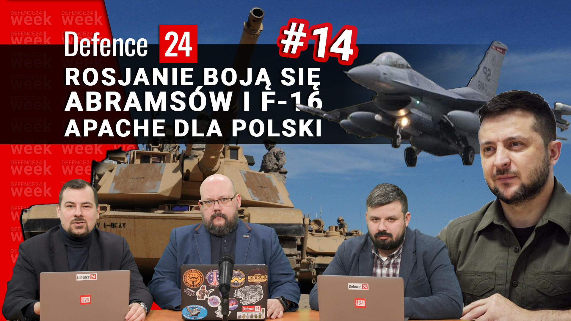 Defence24Week #14: Rosjanie boją się Abramsów i F-16. Apache dla Polski