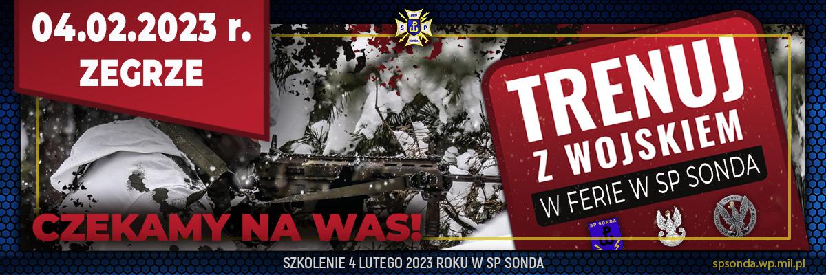 Szkoła Podoficerska SONDA zaprasza na szkolenia "Trenuj z Wojskiem"