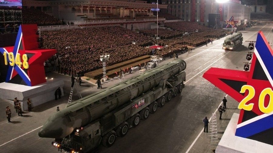Najnowsza koreańska rakieta międzykontynentalna.