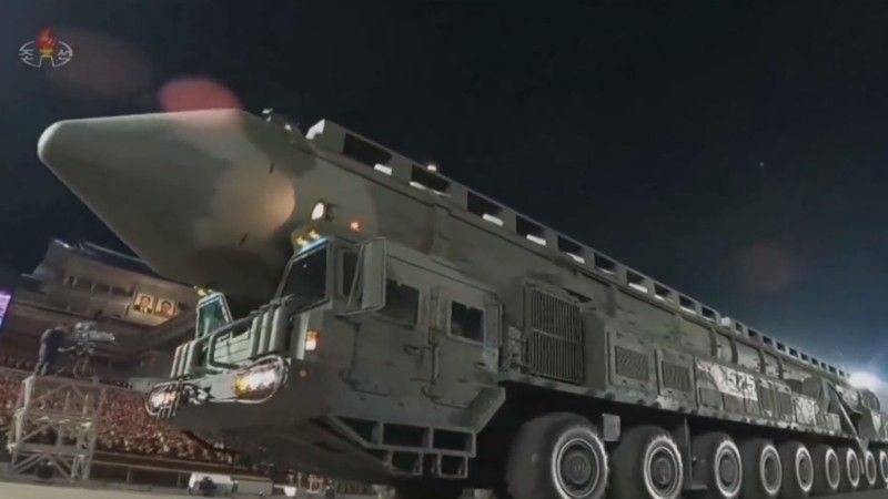 Najnowsza koreańska rakieta międzykontynentalna.