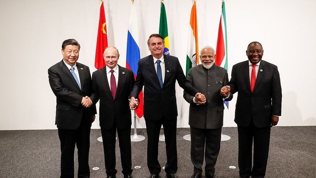 Spotkanie liderów grupy państw BRICS w 2019 r. czyli przed pandemią oraz rosyjską agresją z 2022 r.