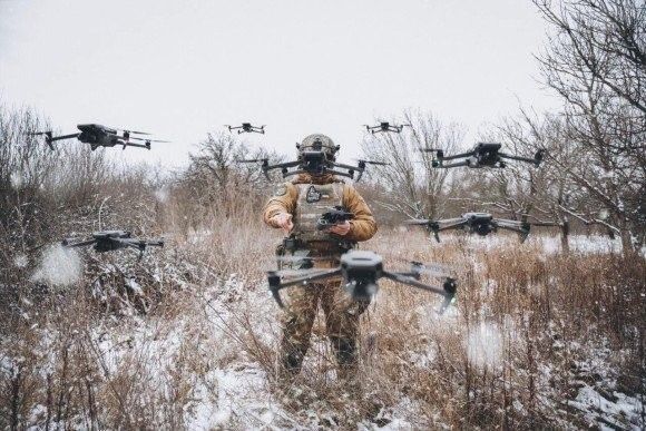 drony wojna Ukraina