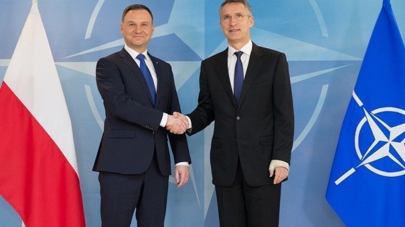 Prezydent Duda i sekretarz generalny NATO Stoltenberg