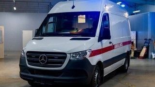 Zeszuta opancerzony ambulans Sprinter