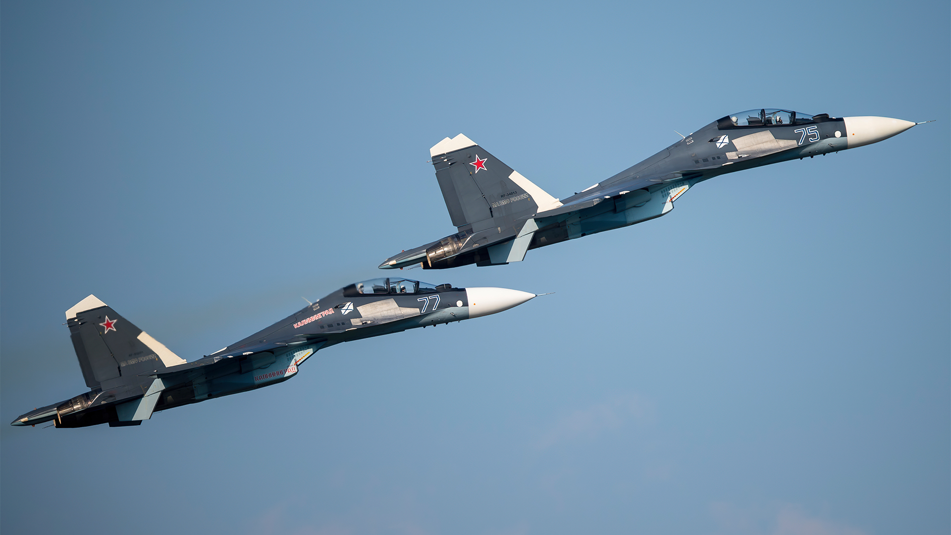 Pod okiem NATO. Su-30 ćwiczą w obwodzie kaliningradzkim