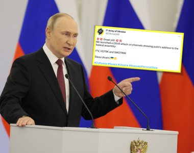 Putin przemówienie cyberatak