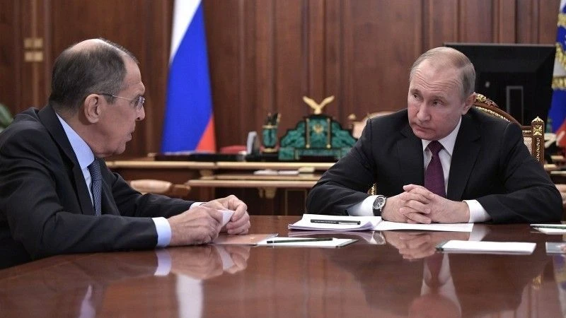 Ławrow Putin