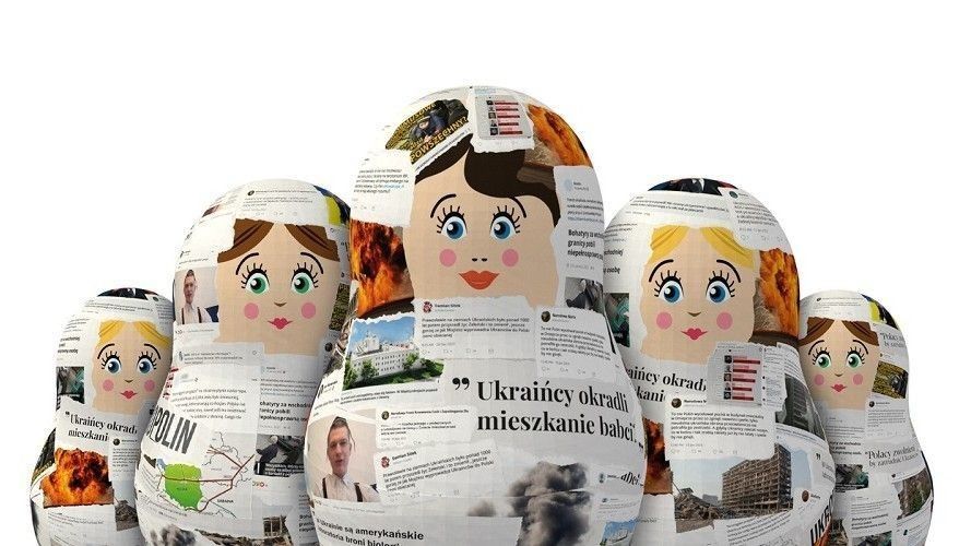 Rosyjska propaganda przypomina system matrioszek