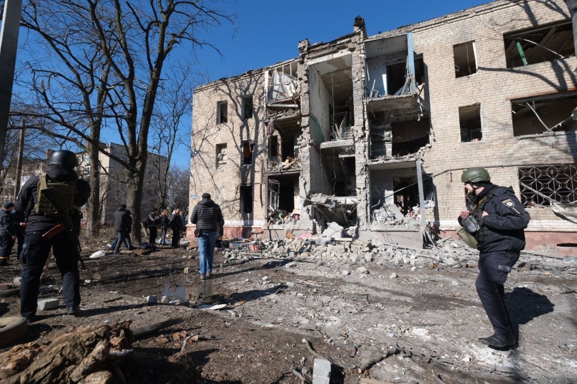 Ukraina zniszczenia wojna