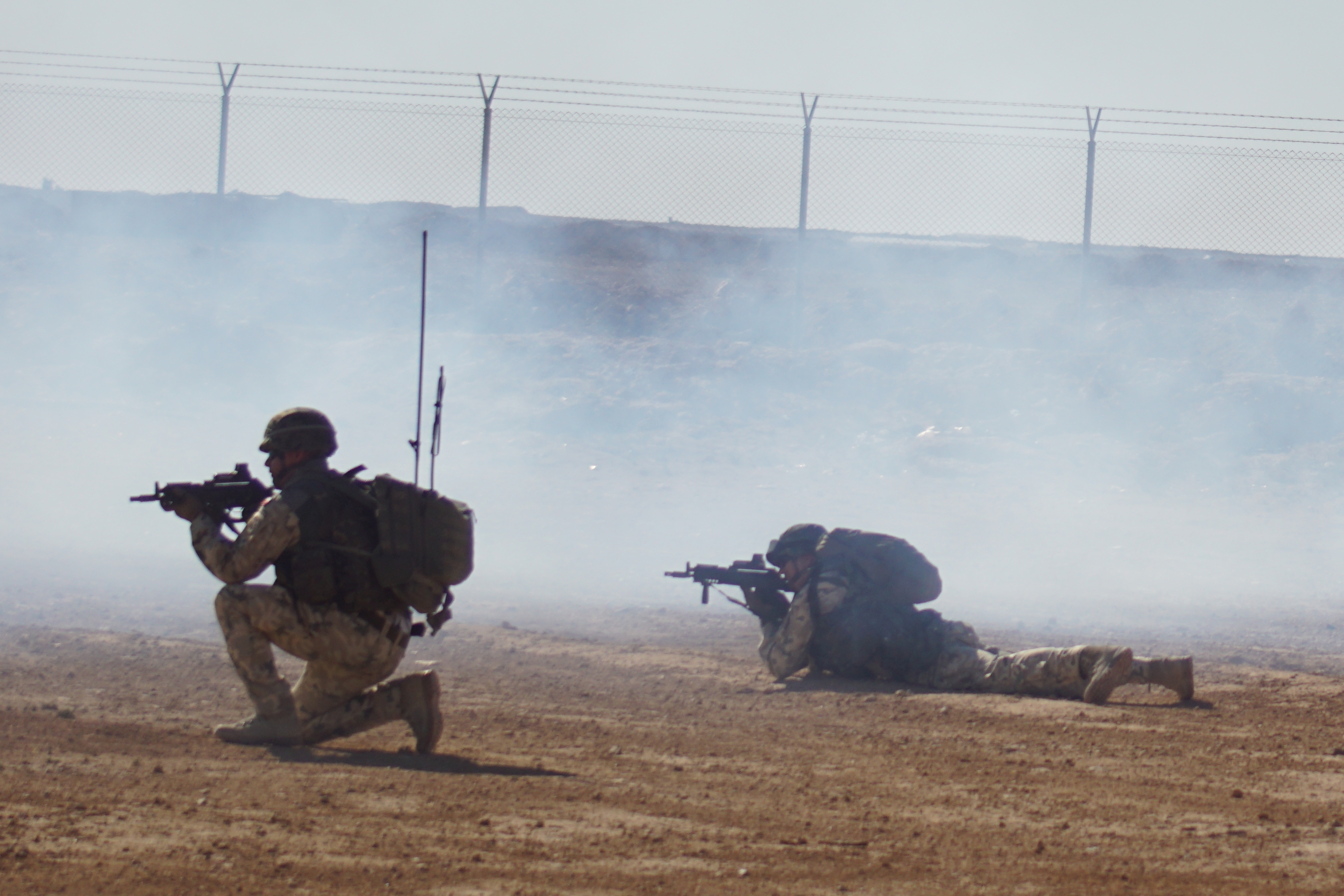 Szkolenie ogniowe połączone z MEDEVAC w Iraku