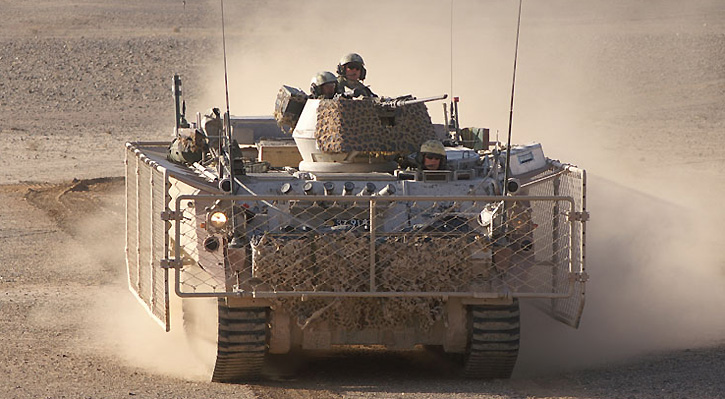 Duńskie transportery pod Bachmutem