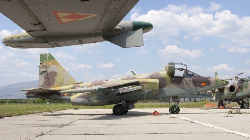 Północnomacedoński Su-25.