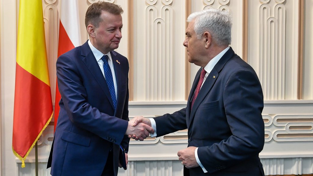 Błaszczak: Polska i Rumunia wprowadzają "podobny sprzęt", dla bezpieczeństwa wschodniej flanki NATO