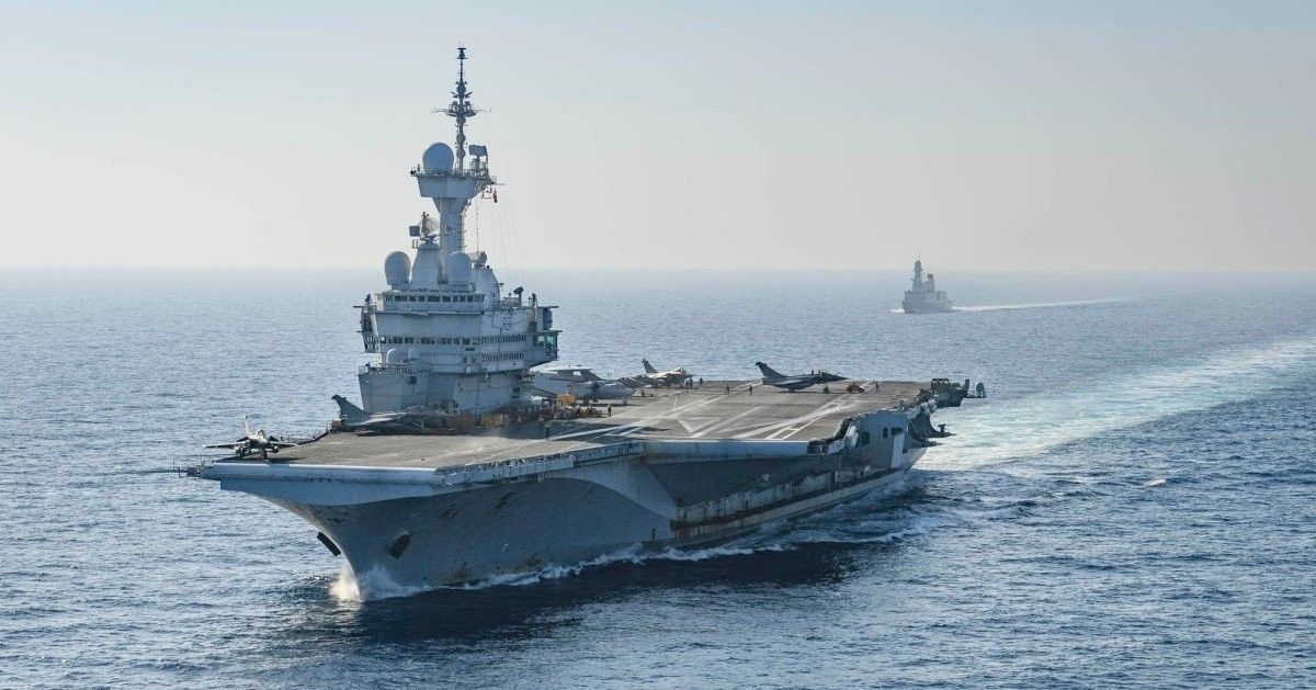 Francuski lotniskowiec płynie z Bałtyku na M. Śródziemne?