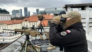 Strzelcy wyborowi SOP podczas zabezpieczenia wizyty prezydenta USA Joe Bidena - luty 2023