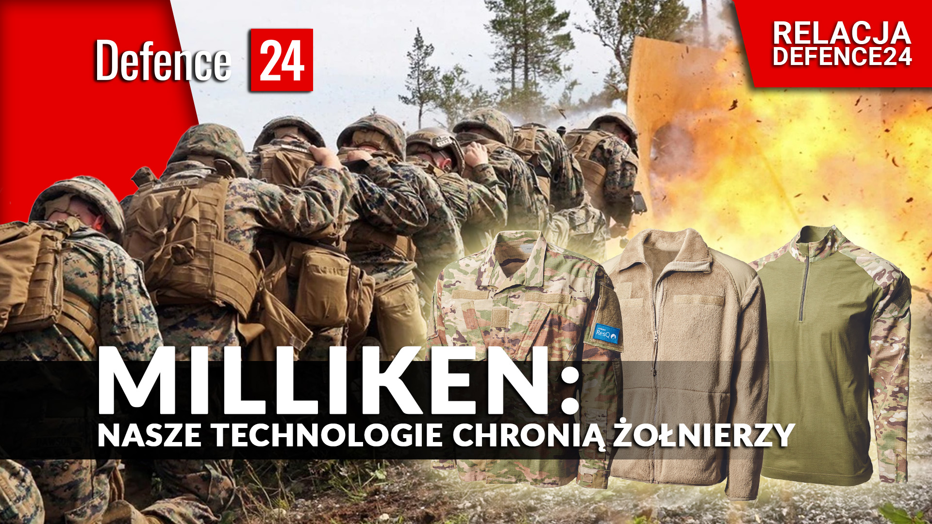 "Druga skóra" od Millikena ochroni żołnierzy [DEFENCE24 TV]