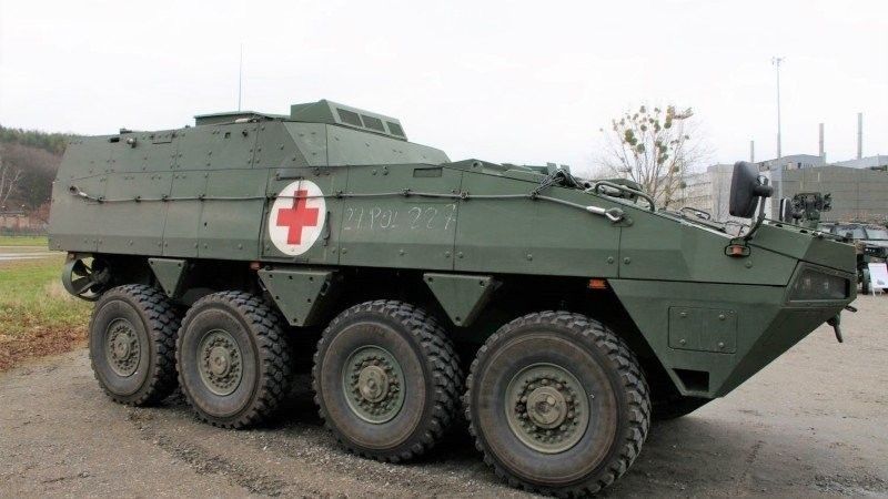 Wóz ewakuacji medycznej Rosomak WEM.