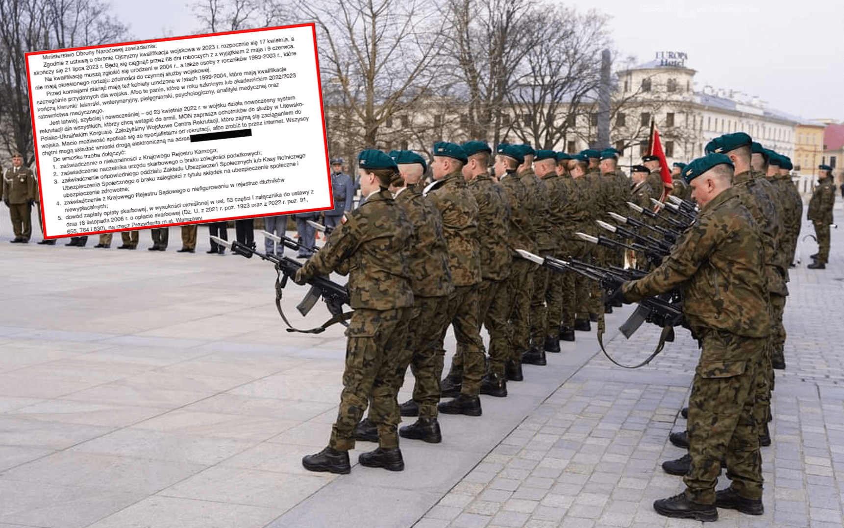 Zawiadomienie z MON o kwalifikacji wojskowej? Kampania dezinformacyjna