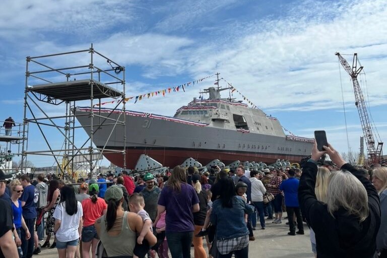 US Navy. Wodowanie z kolizją ostatniego LCS-a typu Freedom