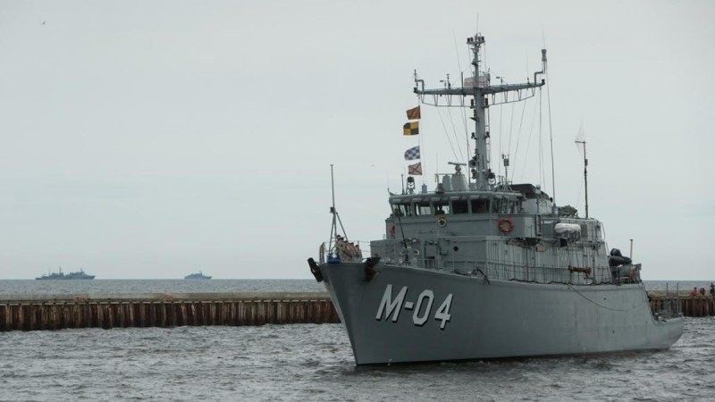 Okręt Łotewski M-04 “IMANTA”