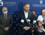 Minister cyfryzacji Janusz Cieszyński w czasie konferencji