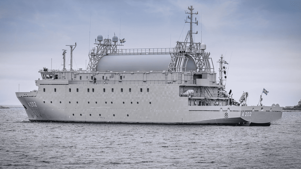 Artemis Saab okręt szpiegowski Delfin