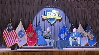 Gen. Paul Nakasone w czasie przemówienia