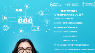 Cyber Geniusz Uczeń to konkurs z wiedzy o cyberbezpieczeństwie