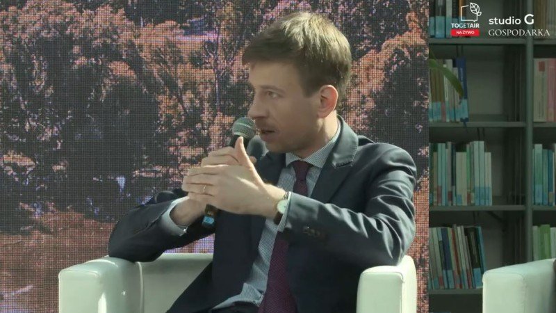 Stanisław Barański z PKN Orlen podczas panelu