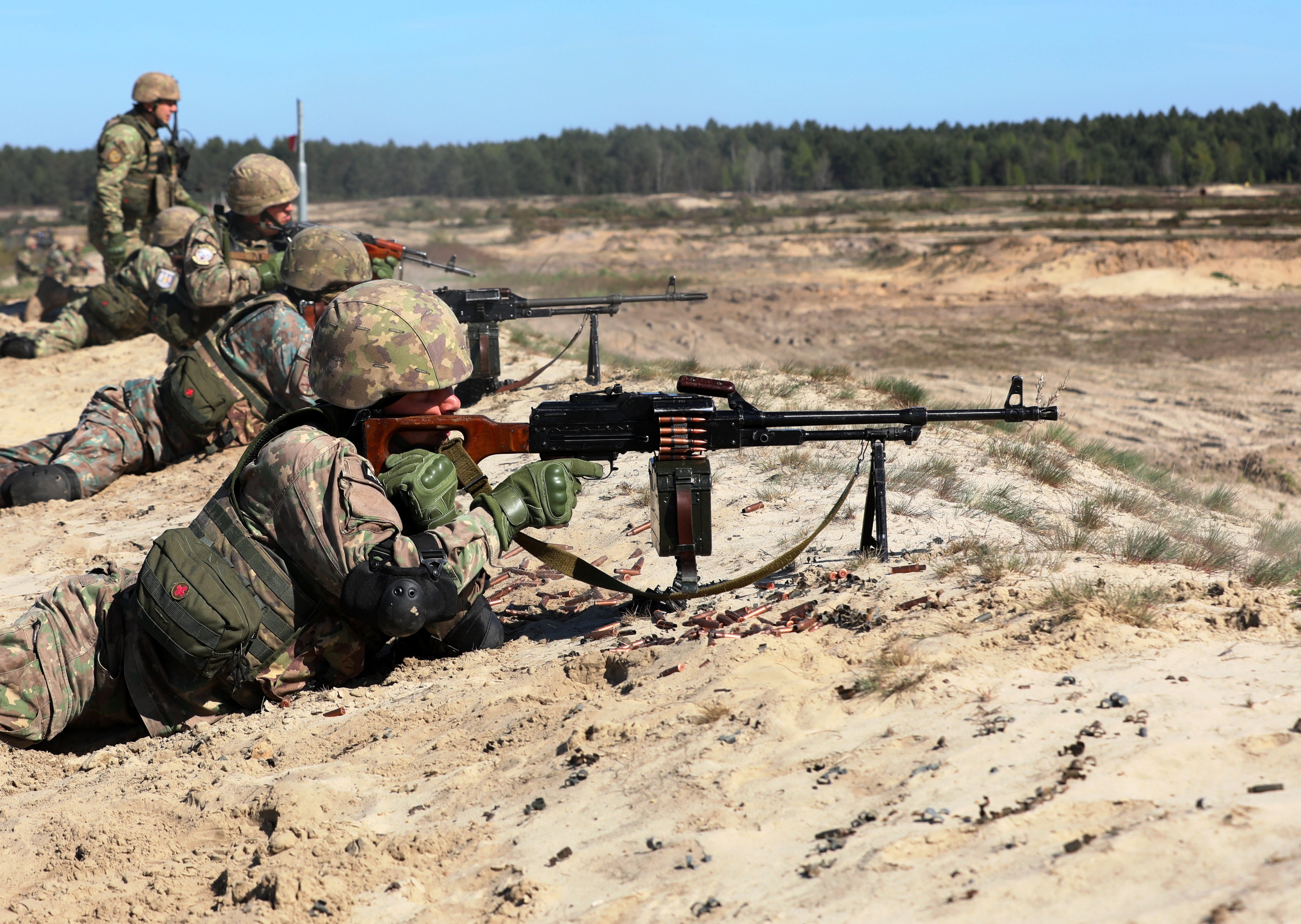 Żołnierze NATO ćwiczyli w Rumunii ewakuację ludności w delcie Dunaju