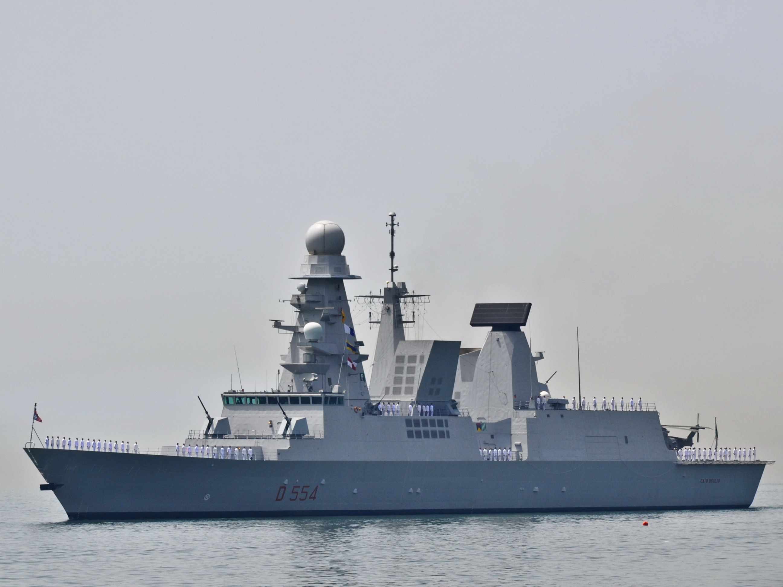 Włoski niszczyciel będzie bronił polskiego wybrzeża