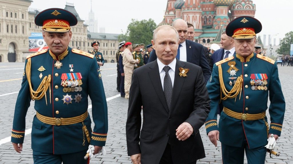 parada Moskwa Putin 2018