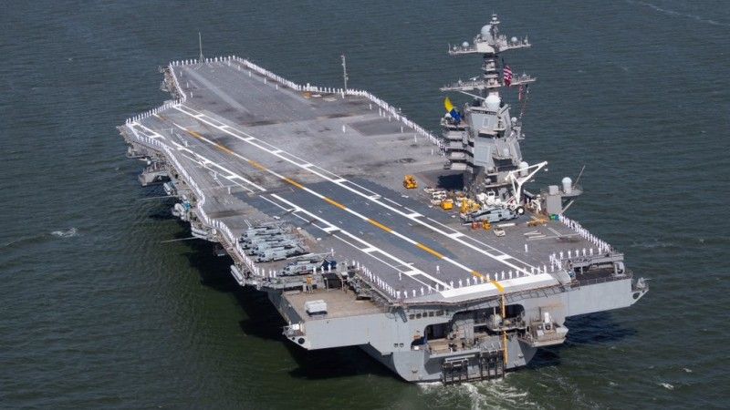 Amerykański lotniskowiec USS Gerald R. Ford