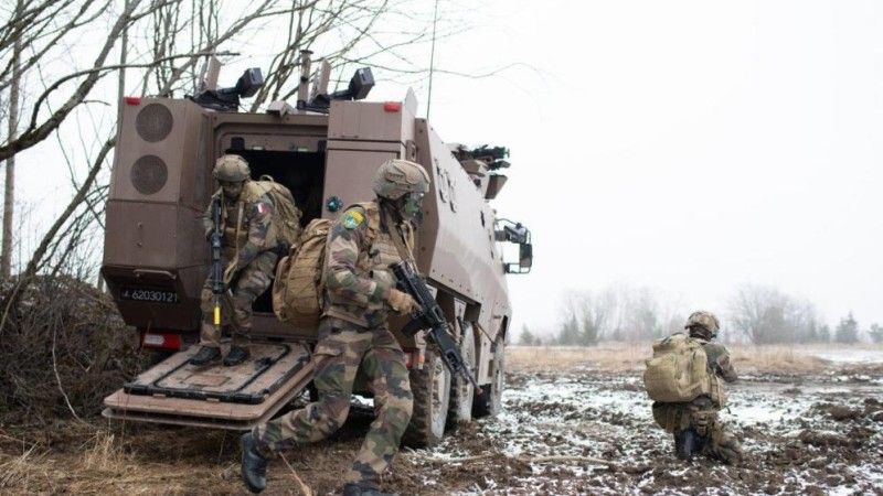 NATO eFP Battlegroup Estonia, francuscy żołnierze służący w grupie bojowej NATO