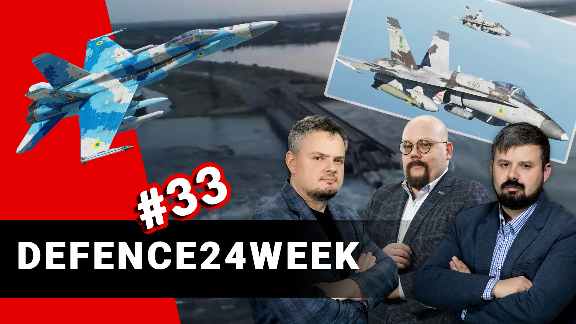 Tama zniszczona, F-18 dla Ukrainy i ukraińskie "Leopardy" | Defence24Week #33